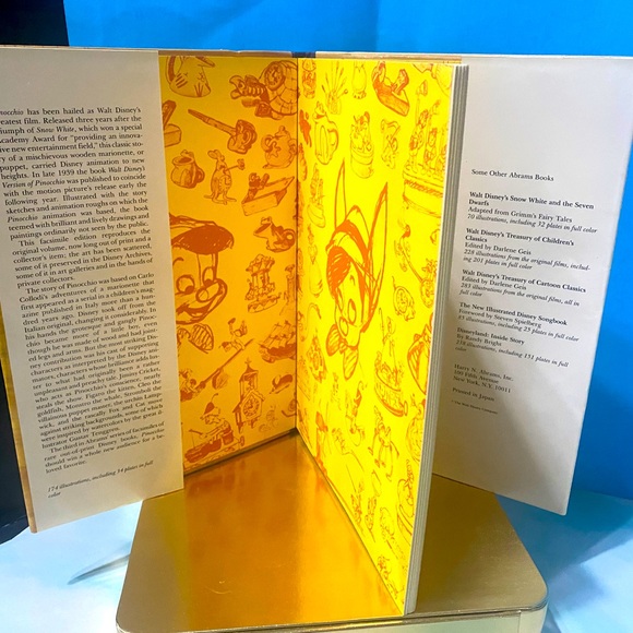 WALT DISNEYS VERSION OF PINOCCHIO VTG 1988 HARDCOVER BOOK & DUST JACKET LIKE NEW - Picture 4 of 15